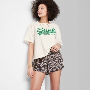 Women’s Ascot + Hart Leopard Print Shorts